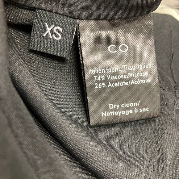 Co Black / Ivory Fall Winter 2018 Sleeveless Ruffled Neckline Dress - Picture 6 of 6